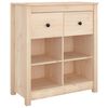 vidaXL Komoda 70x35x80 cm trdna borovina