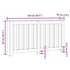 vidaXL Pokrov za radiator hrast 149x20x82 cm inženirski les