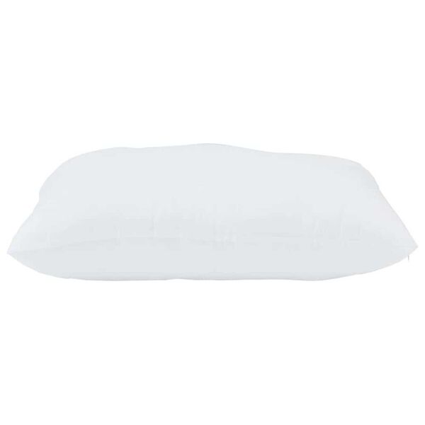 vidaXL Vzglavnik z blazino Bela 61 x 41 x 20 cm Poliester