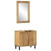 vidaXL 2 kosa kopalni&scaron;kega pohi&scaron;tva Brown Solid Wood Mango