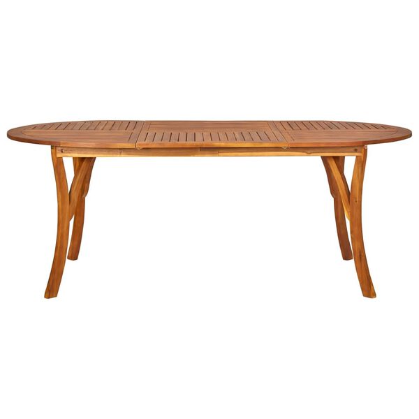 vidaXL Vrtna jedilna garnitura 7-delna siva