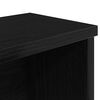 vidaXL Kuhinjsko stojalo ki ga je mogoče zlagati črn 50x15x16 cm