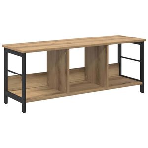 vidaXL Knjižna polica 3 nivojev 102 x 32 x 40,5 cm Inženirski les