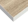 vidaXL Stenska polica barva hrasta in bela 50x23x3,8 cm MDF