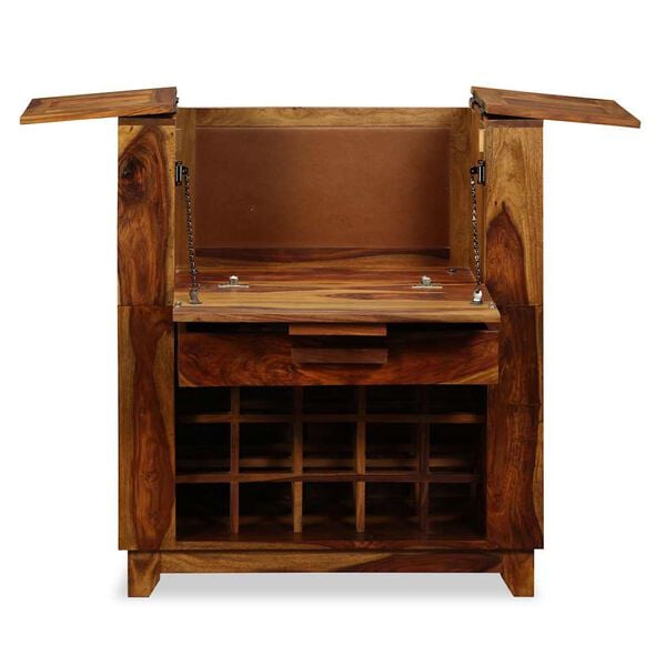 vidaXL Barska omarica iz masivnega palisandra 85x40x95 cm