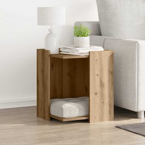 vidaXL Omara za mačje strani&scaron;če artisian hrast 42x42x51 cm inž. les