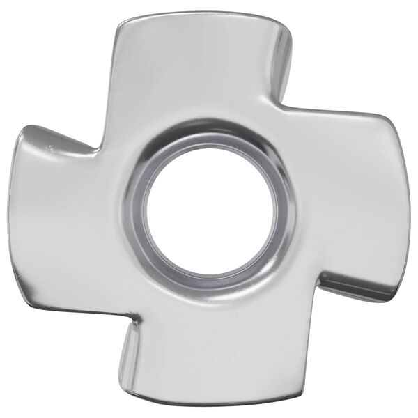 vidaXL Večkraka T-matica 12 pcs srebrna M6 mm Jeklo