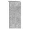 vidaXL Sprejemna miza betonsko siva 55x50x103,5 cm inženirski les