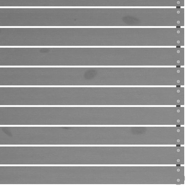vidaXL Vrtni kotni kavč siva trdna borovina