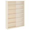 vidaXL Stenska vitrina s polico Bež 40 x 8,5 x 54 cm Vezani les