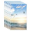vidaXL Foto okvirji 5 kosov stenski/namizni beli 13x18 cm MDF