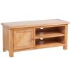 vidaXL TV omarica 103x36x46 cm trdna hrastovina