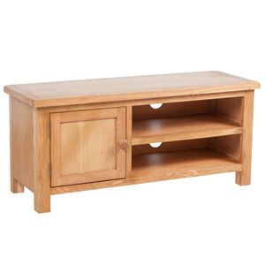 vidaXL TV omarica 103x36x46 cm trdna hrastovina