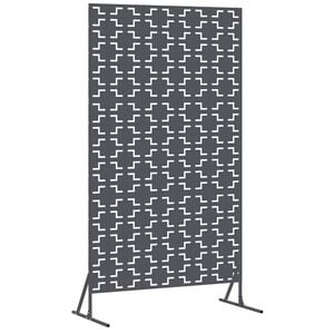vidaXL Zaslonska za&scaron;čita Antracit 100 x 50 x 180 cm Jeklo