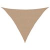 vidaXL Senčno jadro 160 g/m&sup2; taupe 2,5x2,5x3,5 m HDPE