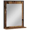 vidaXL Ogledalo Star les 50 x 12 x 60 cm Steklo in inženirski les