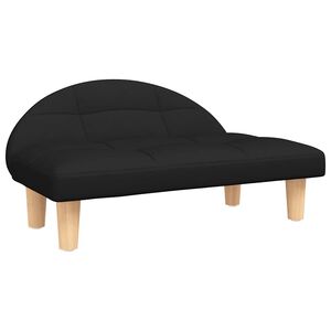 vidaXL Pasja postelja črna 70x52x30 cm blago