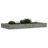 vidaXL Visoka greda gabion pocinkano jeklo 200x100x20 cm