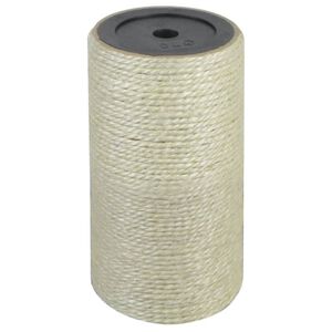 vidaXL Mačji praskalnik 8x15 cm 10 mm bež