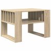 vidaXL Klubska miza Sonoma hrast 66 x 49,5 x 45 cm Inženirski les