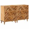 vidaXL Omare za shranjevanje 2 pcs Rjava 60 x 33,5 x 75 cm