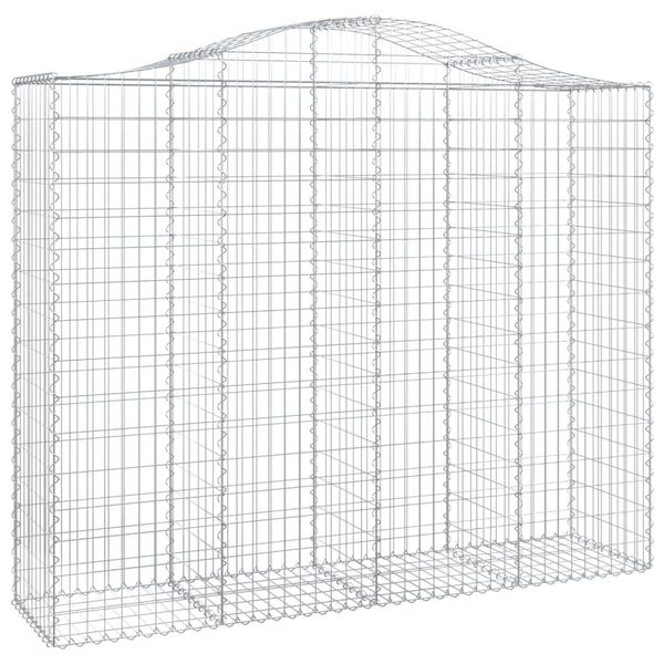 vidaXL Obokane gabion ko&scaron;are 13kosi 200x50x160/180 cm pocinkano železo