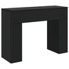 vidaXL Klubska miza Črna 102 x 35 x 75 cm Inženirski les