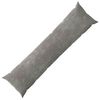 vidaXL Blazina HEERLEN Temno siva 40 x 145 cm Kovinska tkanina
