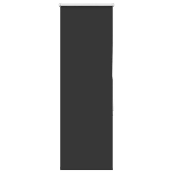 vidaXL Roller Blind Blackout Black 50x175 cm &Scaron;irina tkanine 45,7 cm