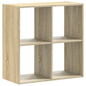 vidaXL Knjižna omara sonoma hrast 68,5x32x68,5 cm inženirski les