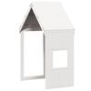 vidaXL Streha za otro&scaron;ko posteljo bela 55x99x139,5 cm trdna borovina