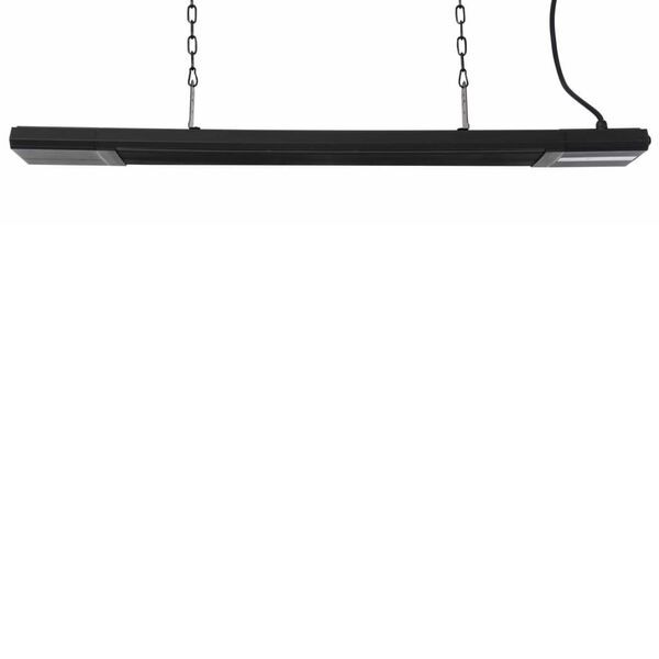 Sunred Stenski / viseči grelnik Nero 2400 W črn s črnim grelnikom