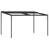 vidaXL Paviljon s streho antracit 4x3x2,5 m aluminij in jeklo