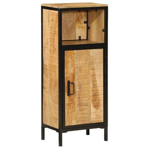 vidaXL Kopalni&scaron;ka omarica 40x27x90 cm trden mangov les