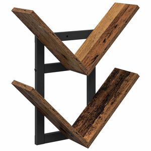 vidaXL PrFloating Shelf Star les 43 x 15 x 47 cm Inženirski les
