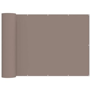 vidaXL Zaslon za zasebnost na balkonu 180 x 800 cm Blago s PU prevleko