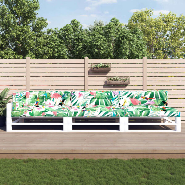 vidaXL Blazine za palete 7 kosov večbarvno blago