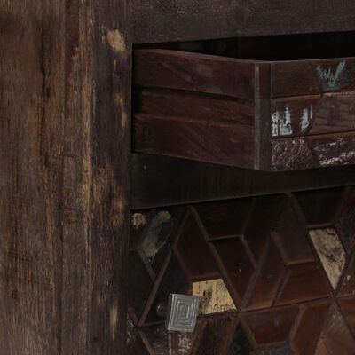 vidaXL Nočna omarica iz trdnega predelanega lesa 40x30x50 cm