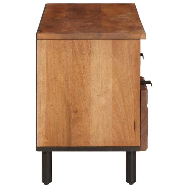 vidaXL TV omarica Acacia rjav fini&scaron; 100 x 33 x 46 cm Masiven les manga