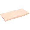 vidaXL Kopalni&scaron;ki pult 60x30x2 cm neobdelan trden les