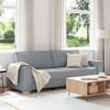 vidaXL Trosed svetlo siv 220x78x84 cm blago