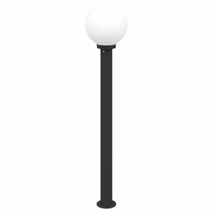 vidaXL Stebričasta svetilka 120 cm črna IP44