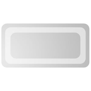 vidaXL LED kopalniško ogledalo 20x40 cm