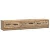 vidaXL TV omarica 147 x 34,5 x 27 cm Artisan hrast Inženirski les