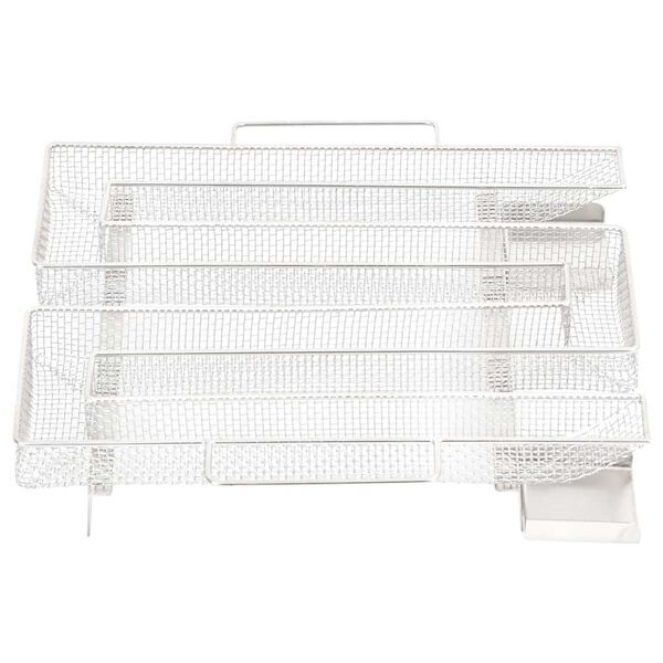 vidaXL Generator hladnega dima 4-stranski 22,5 cm nerjaveče jeklo