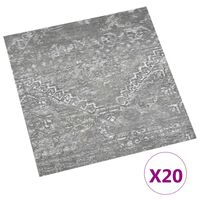 vidaXL Samolepilne talne plošče 20 kosov PVC 1,86 m² betonsko sive