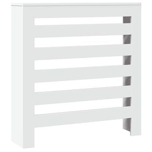 vidaXL Pokrov za radiator bel 78x20x82 cm inženirski les