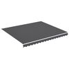 vidaXL Nadomestno blago za tendo antracitno 4x3,5 m poliester
