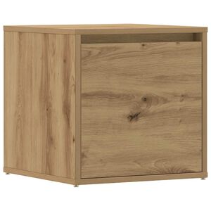 vidaXL Predalnik artisan hrast 40,5x40x40 cm inženirski les