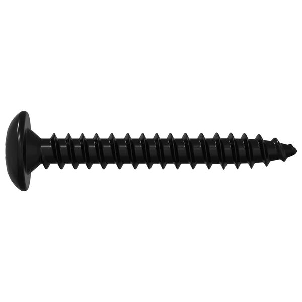 vidaXL Žebelj za tapkanje 2 pcs Črna M4 x 28 mm Jeklo